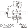 Armitage Shanks B9884AA Mixer Spare Diagram