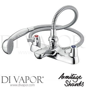 Armitage Shanks B9884AA Sandringham 21 Chrome 2 Taphole Lever Handles Shower Mixer Spare Parts