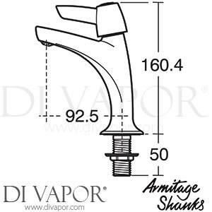 Armitage Shanks B9885AA Sandringham 21 High Neck Pillar Taps Spare Parts