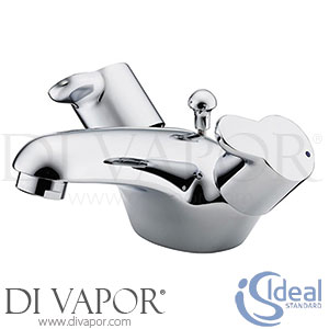 Ideal Standard B9889AA New Elements Lever Dual Control Basin Mixer with Pop-Up Plug Waste Spare Parts
