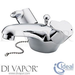 Ideal Standard B9890AA New Elements Lever Dual Control Basin Mixer with Plug & Chain Stay Spare Parts