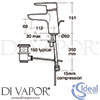 Ideal Standard B9915AA Mixer Spare Diagram