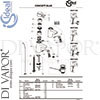 Ideal Standard B9915AA Mixer Spare Tech Diagram