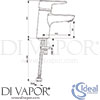 Ideal Standard B9917AA Mixer Spare Diagram