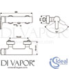 Ideal Standard B9924AA Mixer Spare Diagram
