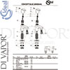 Ideal Standard B9928AA Spare Tech Diagram