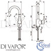 Ideal Standard B9933AA Mixer Spare Diagram