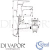 Ideal Standard B9936AA Mixer Spare Diagram