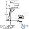 Ideal Standard B9977AA Mixer Spare Diagram
