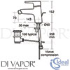Ideal Standard B9988AA Mixer Spare Diagram