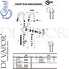 Ideal Standard B9994AA Mixer Spare Tech Diagram