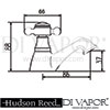 Hudson Reed Jade Basin Taps Dimension