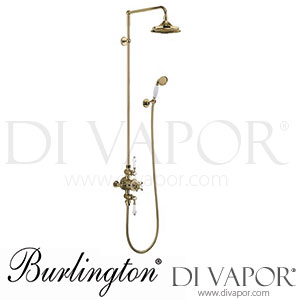 Burlington BAF3S GOLD+V17 Avon Thermostatic Exposed Shower Valve Dual Outlet Spare Parts