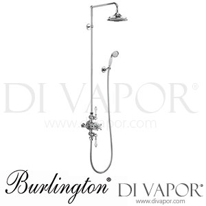 Burlington BAF3S NKL+V17 Avon Thermostatic Exposed Shower Valve Dual Outlet Spare Parts