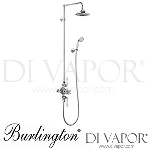 Burlington BAF3S NKL+V60 Avon Thermostatic Exposed Shower Valve Dual Outlet Spare Parts