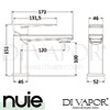 Nuie BAI305 Bailey Mono Basin Mixer Tap Spare Parts Diagram