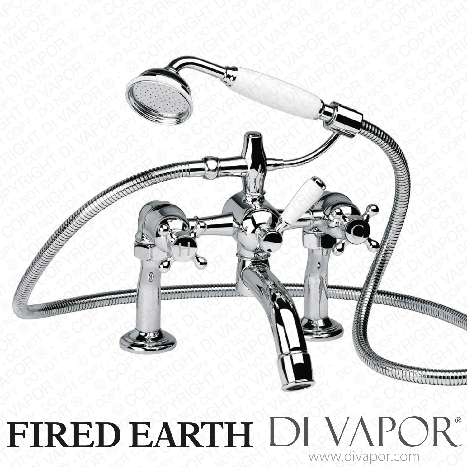 FIRED EARTH Bastide Bath Mounted Bath and Shower Mixer (BASBSMIX) Spare