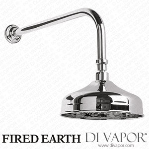 FIRED EARTH Bastide 200mm Shower Rose (no arm) (BASROSE200) Spare Parts