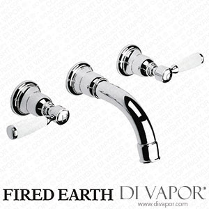FIRED EARTH Bastide Wall Mounted 3 Hole Basin Mixer (BASW3HBM) Spare Parts