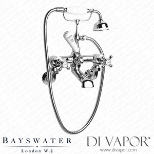 Bayswater Crosshead Wall Mounted Bath Shower Mixer BAYT110.V West One Bathrooms Spare Parts