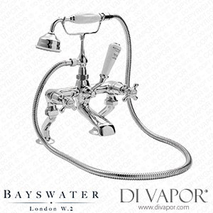Bayswater Crosshead Deck Mounted Bath Shower Mixer BAYT144.V West One Bathrooms Spare Parts