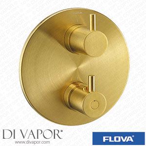 Flova BB-LVTRIM-RO Brushed Brass Smartbox Finishing Kit - Round Spare Parts
