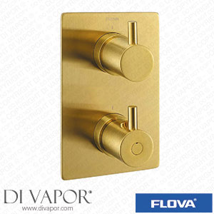 Flova BB-LVTRIM-SQ Brushed Brass Smartbox Finishing Kit - Square Spare Parts