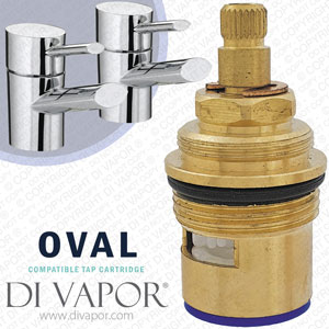 Bristan Oval Bath Cold Tap Cartridge Compatible Spare - BB3353