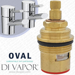 Bristan Oval Bath Hot Tap Cartridge Compatible Spare - BB3354