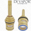 Better Bathrooms Shower Valve Flow Cartridge - Anti-Clockwise Open - 80mm - 24 Spline - BB66566