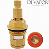 1/2 Inch Ceramic Disc Valve Flow Cartridge (Hot, Anti-Clockwise Close) - BBX941