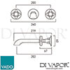 VADO BC-AXB-109-BN Mixer Spare Parts Diagram