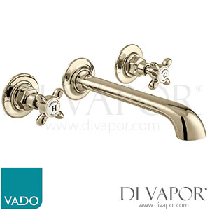 VADO BC-AXB-109-BN Axbridge Cross Handle Wall Mounted Basin Mixer Spare Parts