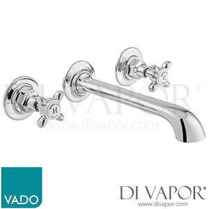 VADO BC-AXB-109-CP Axbridge Cross Handle Wall Mounted Basin Mixer Tap Spares