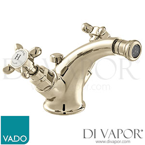 VADO BC-AXB-110-BN Axbridge Cross Handle Mono Bidet Mixer with Pop-Up Waste in Bright Nickel Spare Parts