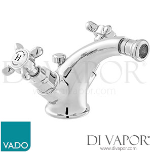 VADO BC-AXB-110-CP Axbridge Cross Handle Mono Bidet Mixer with Pop-Up Waste in Chrome Spare Parts