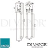 VADO BC-AXB-133-BN Mixer Spare Parts Diagram