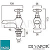 VADO BC-AXB-136-BN Spare Parts Diagram
