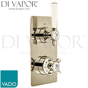 VADO BC-AXB-148-BN Axbridge 1 Outlet 2 Handle Concealed Thermostatic Shower Valve - Bright Nickel - Spare Parts