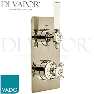 VADO BC-AXB-148/2-BN Axbridge 2 Outlet 2 Handle Concealed Thermostatic Valve - Bright Nickel - Spare Parts