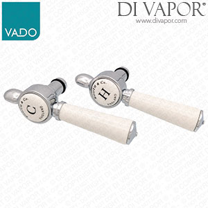 Vado BC-AXB-2-CP Axbridge Booth & Co England Lever Handles for Basin Mixer