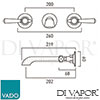 VADO BC-AXB-209-CP Mixer Spare Parts Diagram