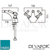 VADO BC-AXB-210-CP Mixer Spare Parts Diagram