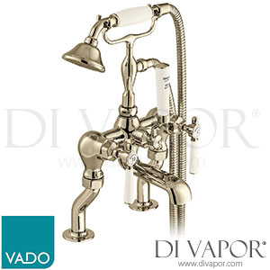 VADO BC-AXB-231-BN Axbridge Deck Mounted Exposed Bath Shower Mixer with Shower Kit - Bright Nickel - Spare Parts