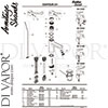 Armitage Shanks BC119AA Mixer Spare Tech Diagram