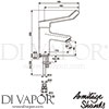 American Standard BC122AA Mixer Spare Diagram