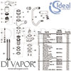 Ideal Standard Ceraflex Kitchen Sink Mixer Bluestart Pull-Out Spout Tap Spares