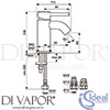 Ideal Standard BC185AA Mixer Spare Diagram