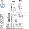 Ideal Standard BC185AA Mixer Spare Tech Diagram