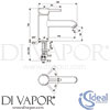 Ideal Standard BC190AA Spare Diagram